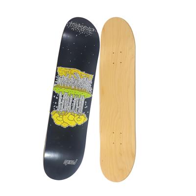 China Adult Ready To Ship 7.75, 8, 8.25 Inch Printed Full Canadian Maple Skate Board Decks For Sale for sale