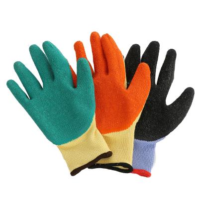 China Fashionable and environmental rubber gloves non-slip and wear-resistant acid and alkali safety wear-resistant protective gloves for sale