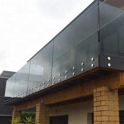 China USA Modern Popular Stainless Steel Adjustable Glass Balustrade Wall Mounted Standoff for sale