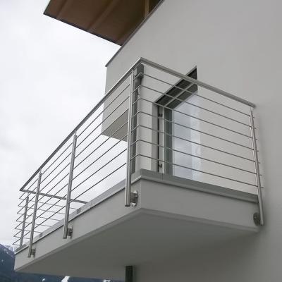 China Modern Stainless Steel Railing System Balcony Outside Rod Railing for sale