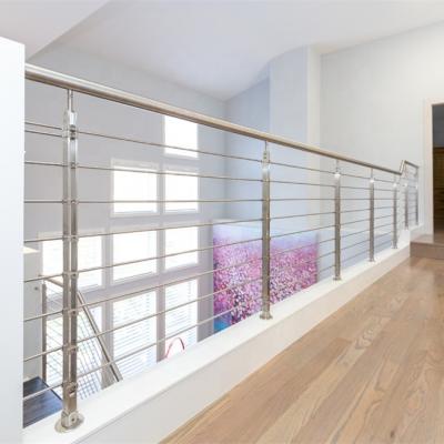 China Modern Stainless Steel Railings Rod Railing Balustrades Handrails Porch Deck Railing Design for sale