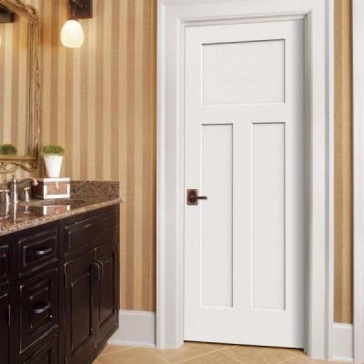 China Decoration White Prehung Interior Doors Fully Finished White Interior Doors for sale