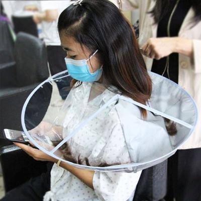 China Custom Waterproof Crystal Soft Cotton Haircut Cape Disposable Umbrella for sale