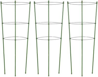 China Plant Climbing Support 3 Pack Rings Adjustable Vegetable Cage Tomato Stick Garden Plastic Flower Plant Stake Supports for sale