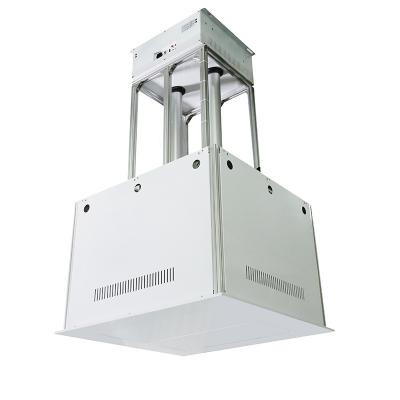 China Motorized Double Door Height Adjustable Projector And Camera Motorized Lift Drop Down Mount For Video Conference for sale