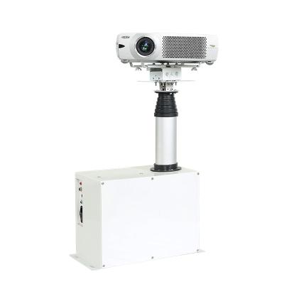 China Motorized Push Rod Projector Top Mounted Motorized Hidden Projector Mount Camera Lift with Remote Control for sale