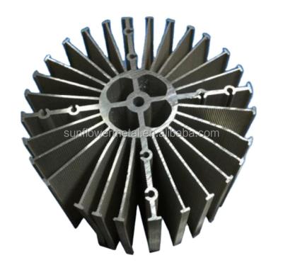 China Aluminum Alloy Product And Supply Customized 6063 Aluminum Extrusion Heat Sink for sale