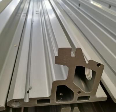 China Silver Anodized Machined Aluminum Profile Extrusion Of Agricultural Machinery High Grade for sale