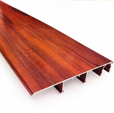 China Floor Factory Supply Good Quality Wood Grain Aluminum Flooring for sale