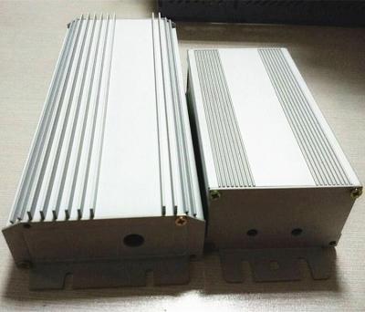 China Rectangular Anodized Extruded Aluminum Alloy 6063 Aluminum Radiator Enclosure for sale