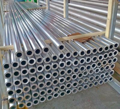 China Construction Material Good Quality Natural Anodized Extruded Round Aluminum Tube for sale