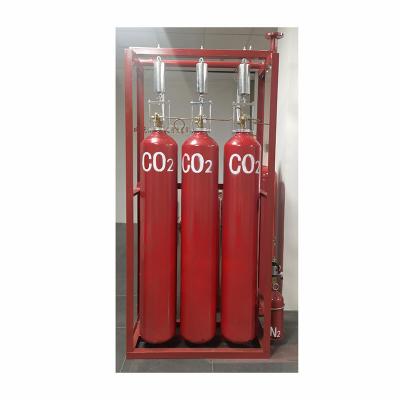 中国 Eco Friendly 42kg Enclosed Flooding CO2 Pipe Network Fire Suppression System For Industrial Usage 販売のため