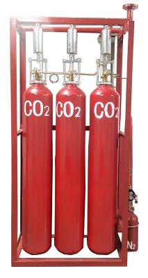 Κίνα 0.6kg/L Red CO2 Fire Suppression System For Commercial Buildings προς πώληση