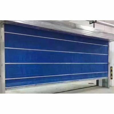 China Fireproof Blue Inorganic Fire Roller Shutter With Double Track Polymer Doors en venta