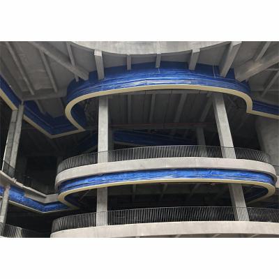 China Desenho de rolamento industrial automático azul Lnororganic Fire Roller Shutter montado na parede conforme com a norma GB14102-2005. à venda