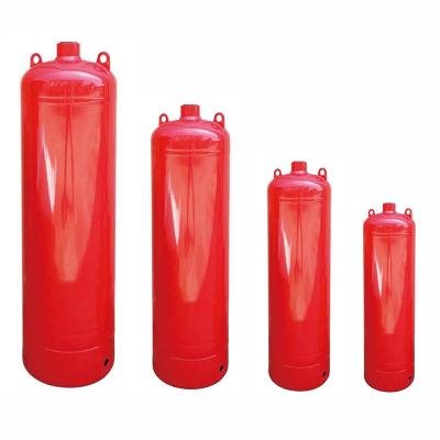 中国 Easy Installation Red Gaseous Fire Cylinder New 40-180L Capacity 280-400mm Diameter 販売のため