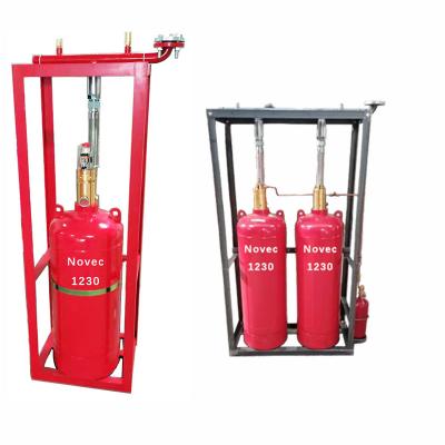 China NOVEC 1230 Fire Suppression System Red Clean Gas And Environmental Friendly for sale