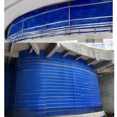 China Blue Inorganic Fire Roller Shutter For Industrial Polymer Doors en venta