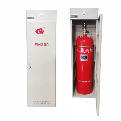 China Nontoxic And Odorless FM200 Heptafluoropropane Fire Suppression System Cabinet Type for sale