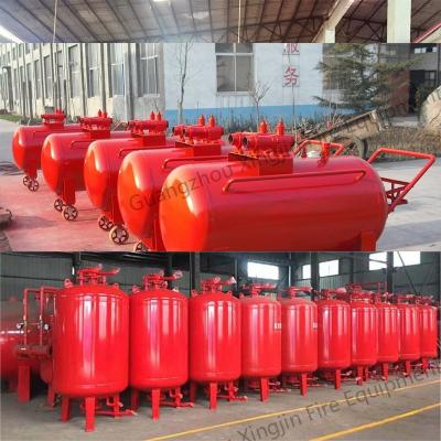 China Sistema de extinción de incendios de espuma horizontal de la vejiga del tanque La solución ideal para la protección contra incendios en venta