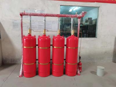 China sistema extintor de la red FM200 del tubo de 120L 5.6MPa para las zonas protegidas grandes en venta