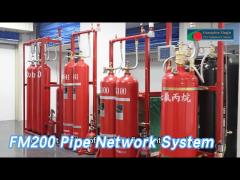 Safe FM200 Pipe Network System Fire Suppression For Business