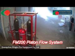 Non Conductive DC24V 1A 4.2MPa FM200 Piston Flow System