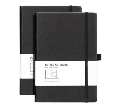 China Wholesale Dotted Bullet Journal Dot Grid Hard Cover from Guangzhou Manufacturer High Quality with 188 Pages 120gsm Thick Paper for sale