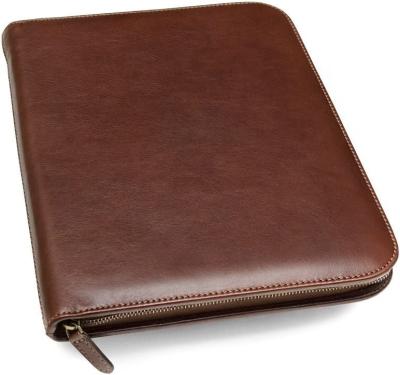 China 2022 Manufacturer Durable Wholesale Leather Binder Embossed Folder for sale