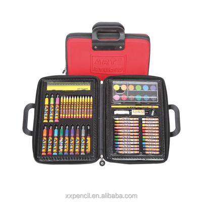 China 100% 68PCS Eco-friendly Eva Bag Pencil Art Kit Set Drawing Artist Water Color Paints Art Set for Wholesale for sale