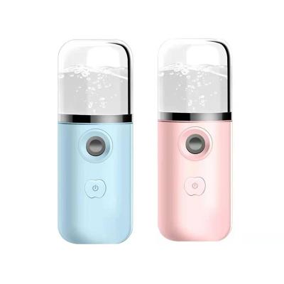 China Ion Steamer Facial Skin Professional Rechargeable Electric Nano Bottle Alcohol Care Sprayer Mini Water Spray Mist Sprayer for sale