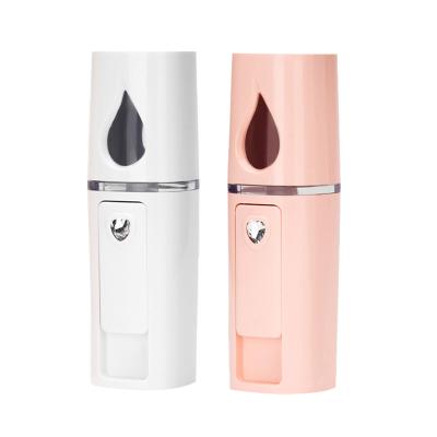 China Handy Facial Care Provider Alcohol Moisturizing Instrument Device Face Sprayer Mini Water Mist Nano Skin Portable Jet Facial Steamer for sale