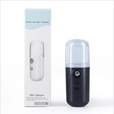 China Facial Care Handheld Nebulizer Hydration Device Hydrating Face Skin Mini Portable Nano Spray Steamer Electric Mist Water Sprayer Facial Massage for sale