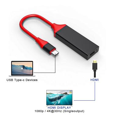 China ABS+PVC OEM Highly Recommend Cheapest Video Capture Hd-MI C to 4k 60hz Connector for sale