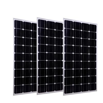 China Solar Power System All black solar panels mono half cell 100W 150W photovoltaic panel solar energy systems for sale