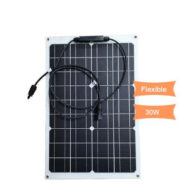 China Flexible Solar Panels Hot selling factory wholesale 30w flexible solar panel thin film solar cell price for solar energy system for sale