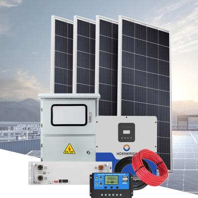 China Home 10000w Solar Panel Kit Power Generator 5KW off Grid 10kw Home Solar Energy Systems for sale