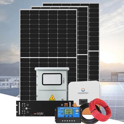 China Home Storage 5000w Solar Hybrid Energy System 5KW 3.5kw Solar Power System for Home for sale