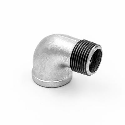 China Galvanized Malleable Iron Threaded Plumbing Pipe Fittings Reducer Elbow 92R Equal for sale