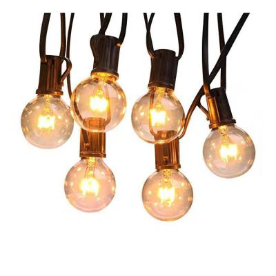 China Connect HQ G40 25Lt Christmas Garden String Lights Custom LED Home String Light Family Festival Butt Decoration for sale