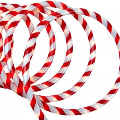 China Connect Candy Butt Cane Led Rope Holiday Outdoor Decoration Christmas Rope Light Led Wedding Light Green Garden String PVC PVC Rope Light Led for sale