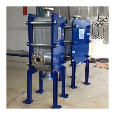 China Hotels Heat Recovery Unit Full Welded Plate Heat Exchanger For Condenser Water Chemical Industry Waste Heat Recovery for sale