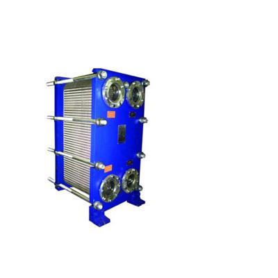 China Hotels Wholesale Vicard High Standard 125kw Titanium Plate Heat Exchanger Cooling Milk for sale