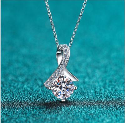 China Fashion CLASSIC Stunning Luxury Brand Moissanite High Quality Brand Value Student Bride Birthday Gift Wedding Diamond Clavicle Necklace for sale