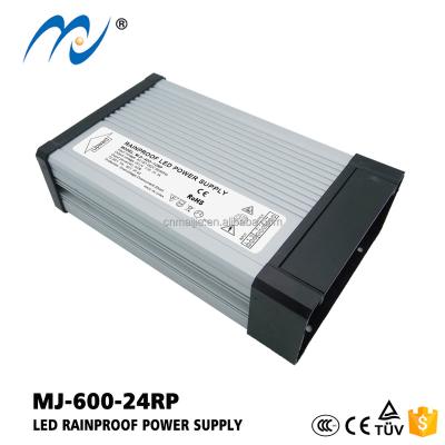 China LED Lighting High Power 600w 24v 25a Rainproof Led Power Supply For Led Light for sale