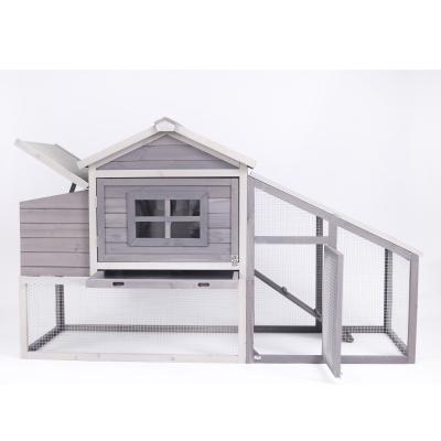 China Breathable indoor and outdoor wooden pet house and small animal double-layer wooden housefor pet in 4 seasons for sale