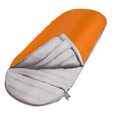 China Beer barrel down sleeping bag made of ultra light waterproof inflatable outdoor sleeping bag for sale