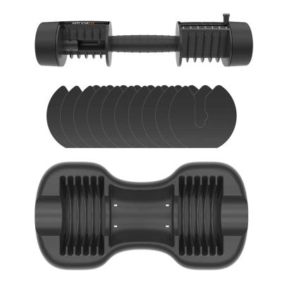 China Non Slip High Quality 20Kgs Adjustable Dumbbell For Home Use And Gym for sale