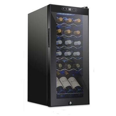 China LED Touch 18 Digital Cooler Bottle Compressor Wine Fridge w/Lock | Large free cellar for sale