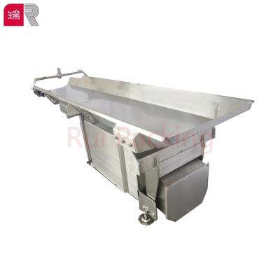 China Rui Packing RFE-100 Stainless Steel Heat Resistant Fast Rear Food Transporting Driver for French Fries, Cripsy Biscuit, Biscuits for sale